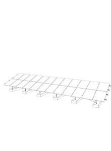 K2 Montaż naziemny N-Rack 2.20 CS Kit – długość modułu do 1905 mm